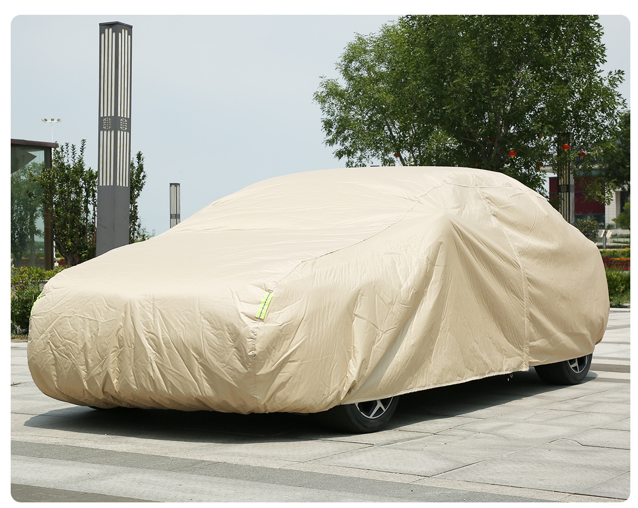 Car Cover Full Cover, Oxford Cloth Thickened Car Cover, Anti-Hail, Dustproof Cover, Full Car Protection Against Sun, Rain, and Water