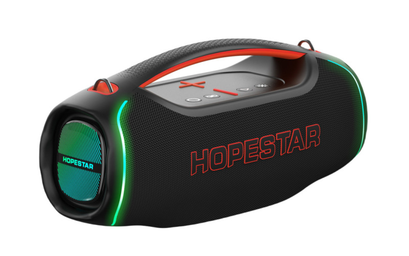 ハイパワー Bluetooth スピーカー 80 ワット屋外ポータブルマイクカラオケサブウーファー RGB カラーライトスピーカー|undefined