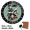 Spirit SPY X FAMILY Anime Creative Table Clock Clock Clock Bell Simple Watch Swing Gifts to make pictures