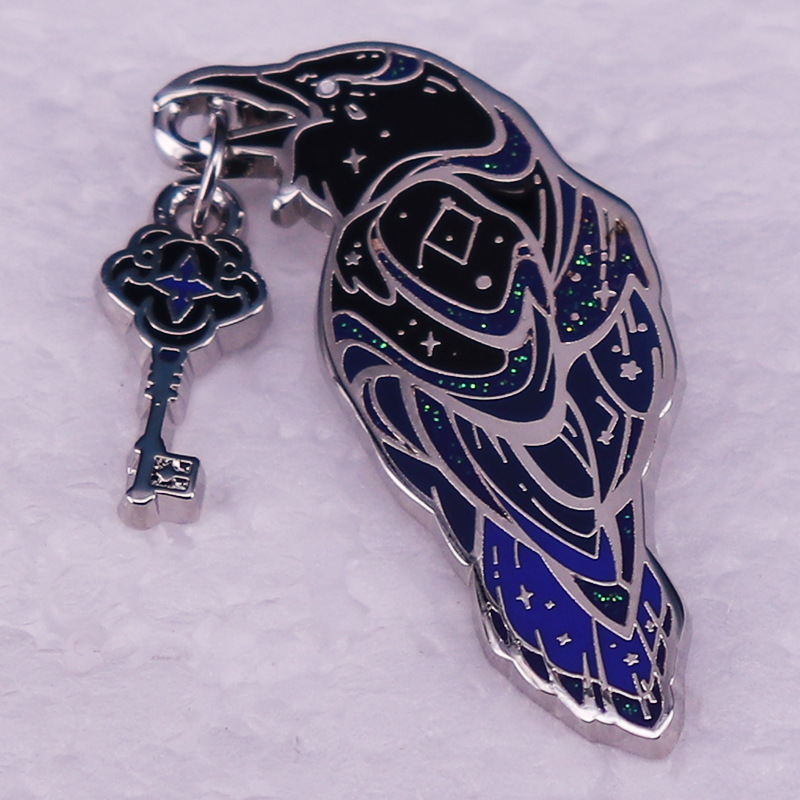 12g Weight Brooches Classification Holiday, Daily Occasion Alloy Material Casual Elegant Lady Pin Crow Alloy Unisex Brooches