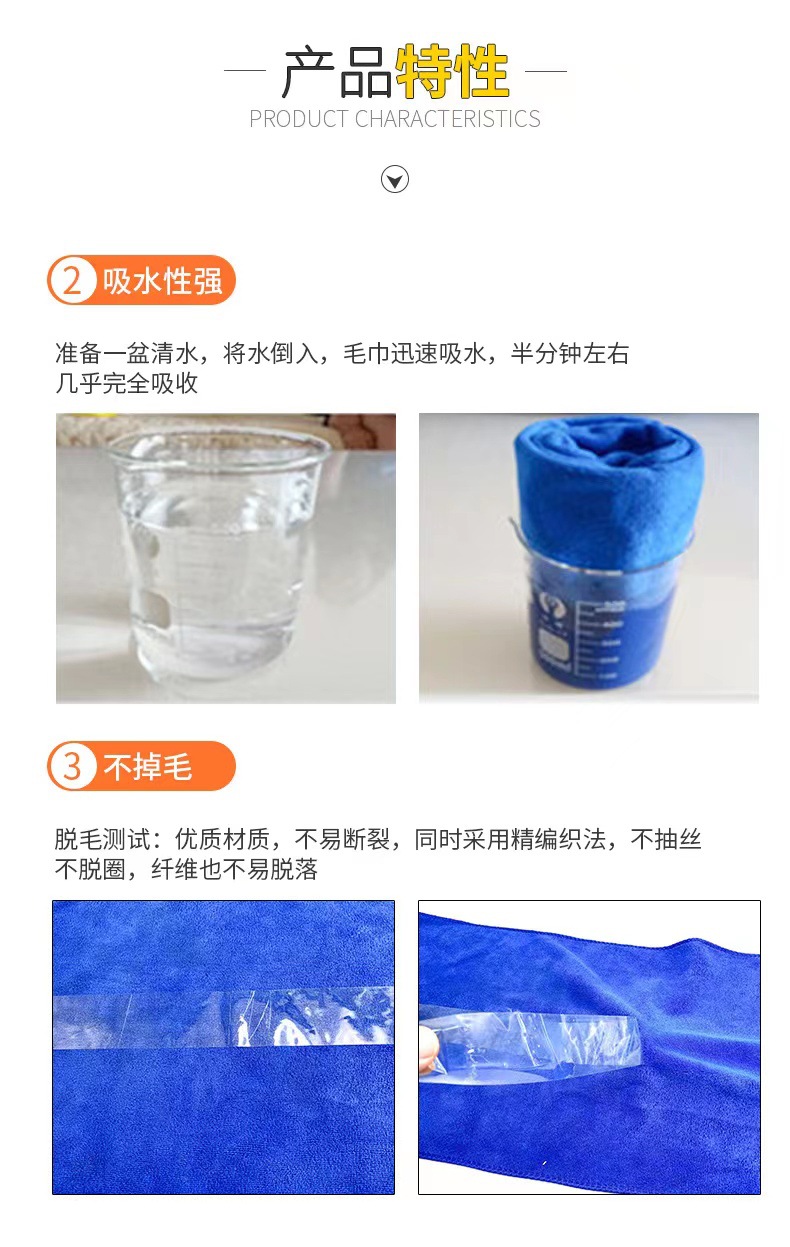 자동차세척타올, 자동차물티슈, 흡수성, 두껍고, 청소하기 쉬움, 대형 자동차 전용 걸레, 자동차용품, 보푸라기 없음