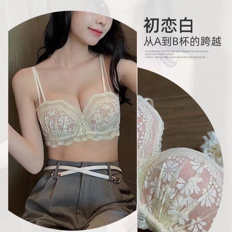 Venta directa de fábrica comercio electrónico transfronterizo Sudeste de Asia Vietnam Tailandia damas sin costuras sujetador de recogida lateral cómodo