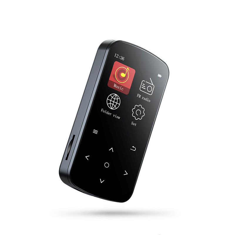 Mp3クリップ音楽プレーヤー携帯スポーツスタイルbluetooth hifi音楽プレーヤータッチパネル|undefined