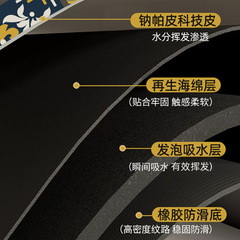 家用硅藻泥碗盤防燙隔熱墊耐髒廚房瀝水墊吸水防滑硅藻泥餐桌墊