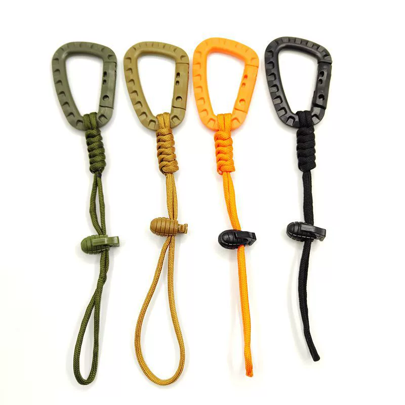 Брелок для альпинизма подвесная Пряжка семиядерный зонтик веревка тканый брелок рюкзак быстро подвесная Пряжка DIYD анти-потерянная Ручная Веревка