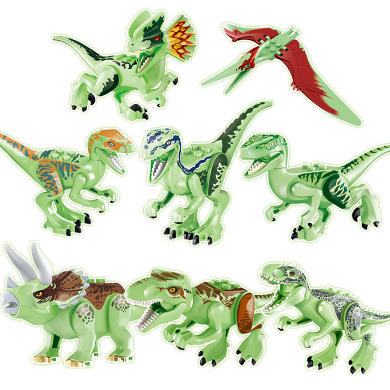 卸売ジュラ紀恐竜大型ブラキオサウルス ヘビクラン エラプティドン ティラノサウルス レックス世界組み立てビルディング ブロック|undefined