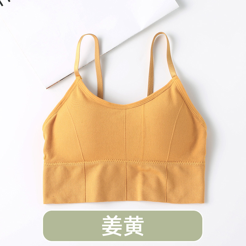 646 celebridad de internet popular grande U belleza espalda camisola almohadilla en el pecho de las mujeres anti-exposición desgaste exterior sujetador tubo superior mujeres