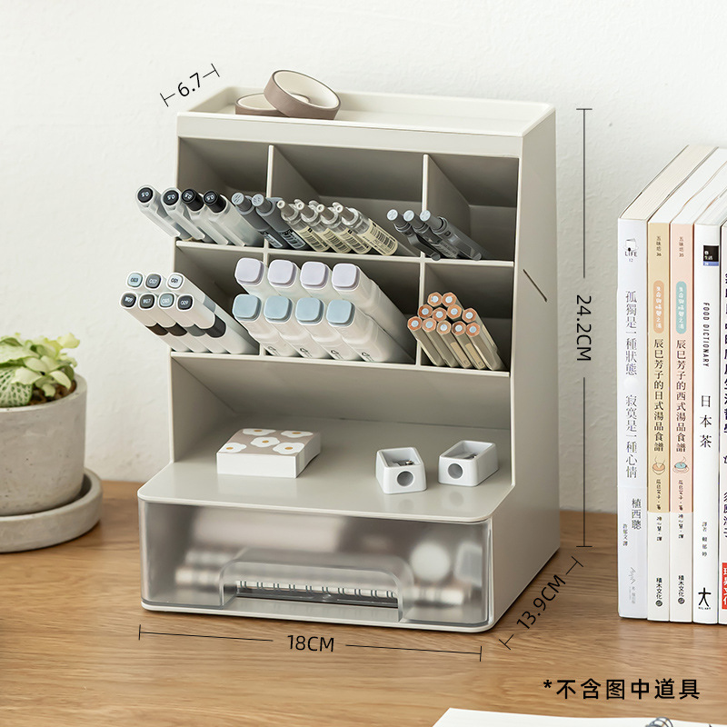 회색 투명 서랍