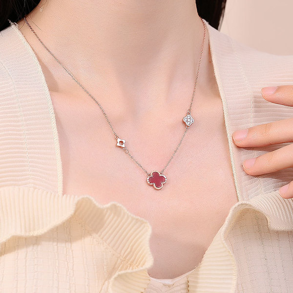 Agate brand small design fashionable necklace