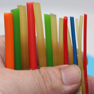 2-8mm Solid Fluorescent Latex High Resilience Ejection Toy Fishing Slingshot Durable Round Rubber Tendons