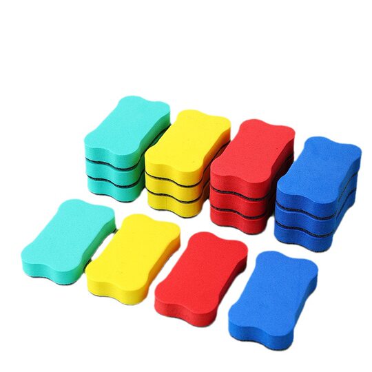 Wholesale cartoon bone eraser children's non-magnetic white board eraser sponge board eraser creative and convenient drawing board eraser