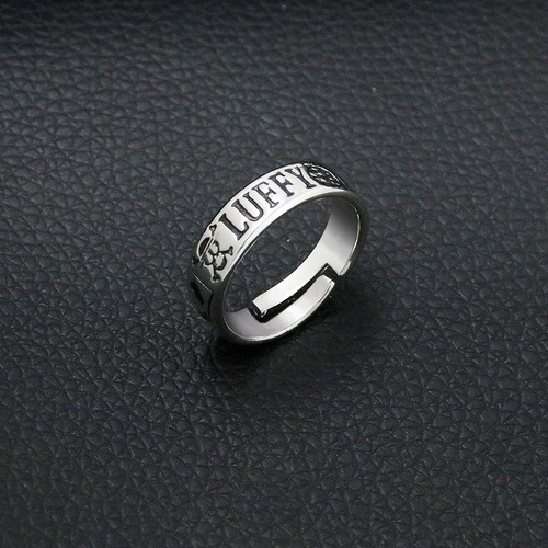 Anime peripherals One Piece ring Trafalgar Law Fire Fist Ace Straw Hat Luffy cos ring