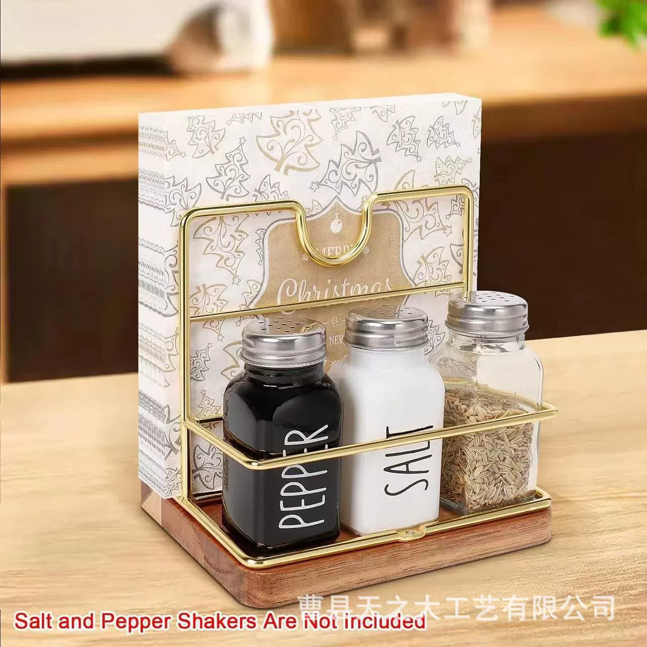 Трансграничная деревянная вешалка для бумажных полотенец для кухни настольная коробка для хранения приправ бутылка всасывающая бумага держатель вертикальная коробка для салфеток