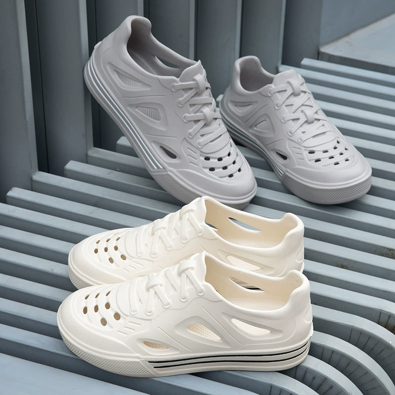 Женские кроссовки 2025 новое лето носить полые пляжные туфли дышащие кроссовки пара мужская обувь внешняя торговля