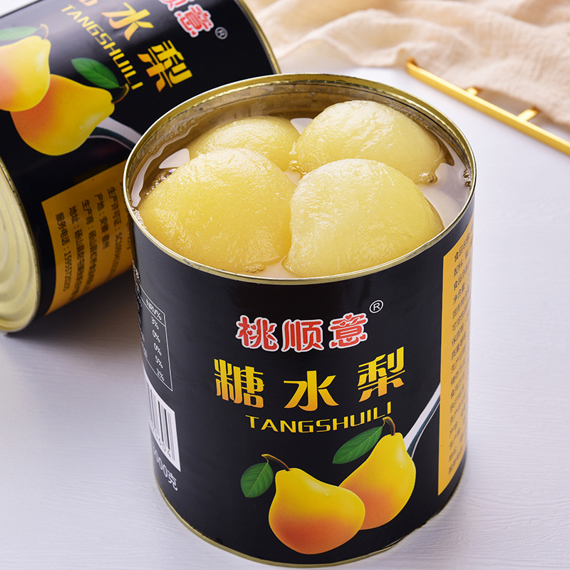 Peach Preserves Commercial Large Jar 3kg Peach Nectarine Orange Pear Coconut Fruit Orange Coconut Waxberry