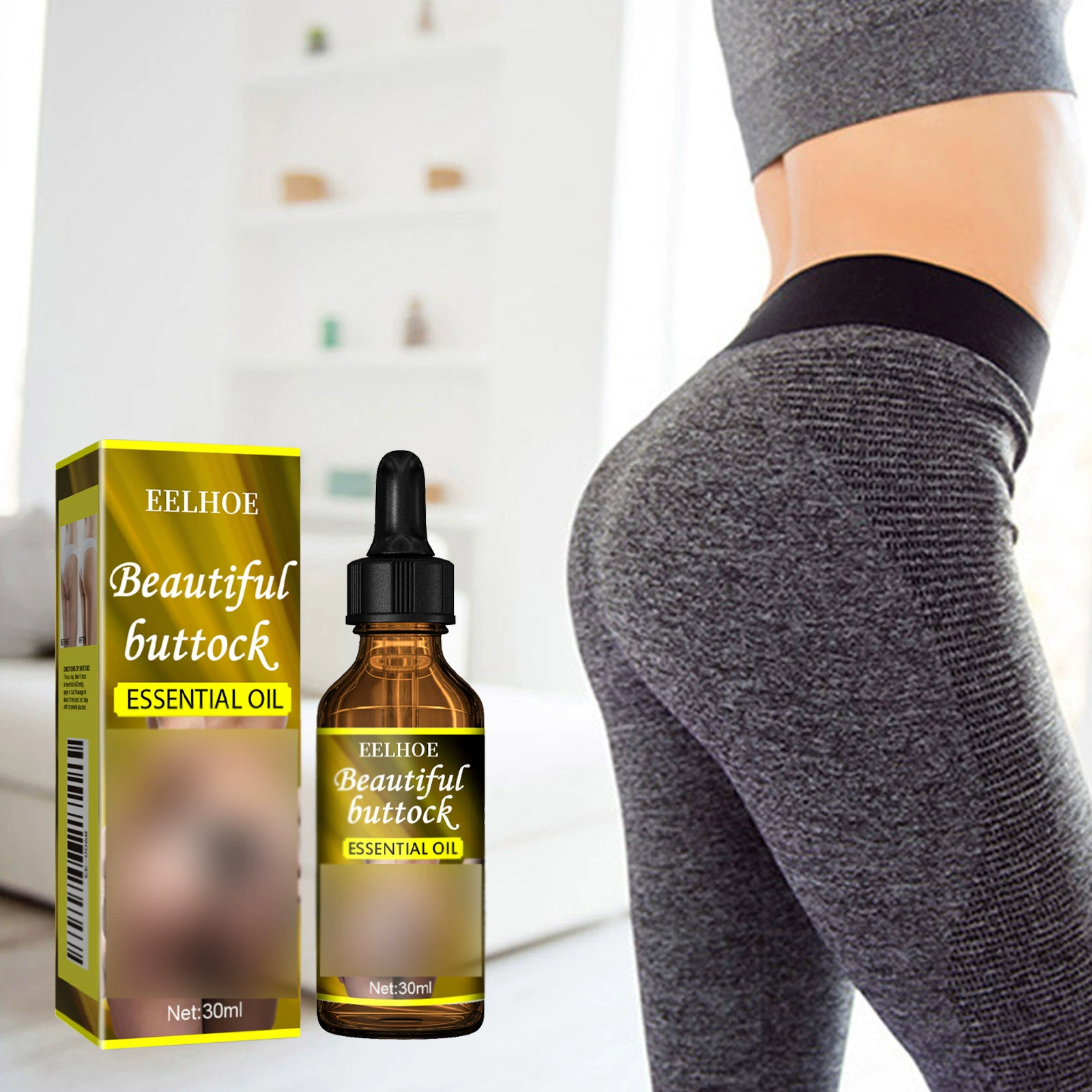 EELHOE Hip Beauty Эфирное масло Лифтинг и подтяжка бедер Подсветка изгиба бедер Увлажняющий массаж Уход за бедрами Эфирное масло