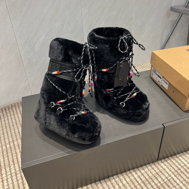 High non-slip keep warm cute boots platform, internet celebrity