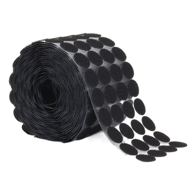 Velcro redondo en stock punzonado cinta de punto redondo cinta adhesiva de doble cara cinta adhesiva de educación temprana para niños libro silencioso Velcro