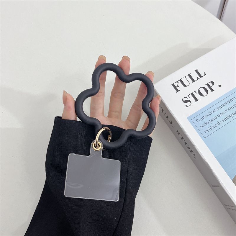 Estrella de mar de silicona pulsera de teléfono móvil corta anti-caída correa de muñeca universal accesorios de moda llavero en stock