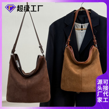 复古风大容量腋下包包女2025新款潮时尚高级质感单肩包韩版托特包