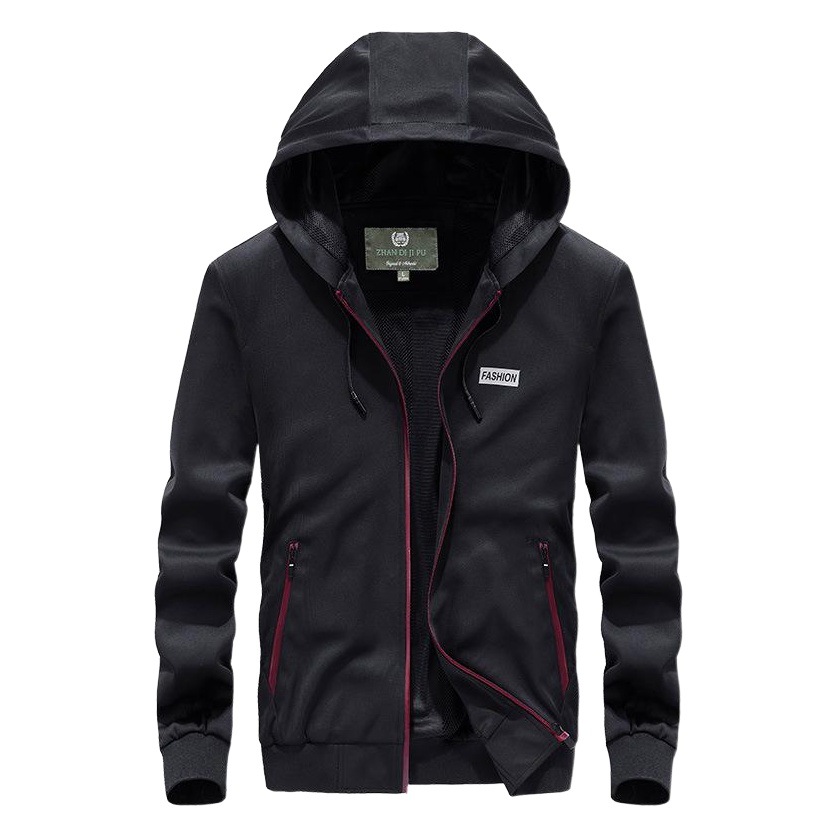 Directo de fábrica de primavera nuevo estilo Coreano de moda con capucha casual otoño chaqueta de los hombres Amazon