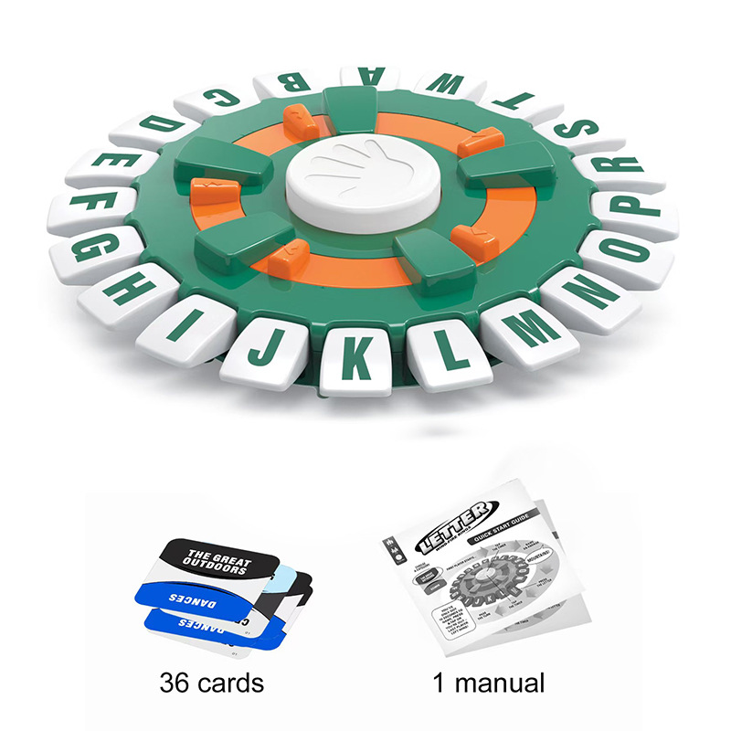 Juego de alfabeto occidental de Amazon transfronterizo, toallita, juego de mesa, juguete, juego de mesa, tablero interactivo familiar, juguete de escritorio image 5