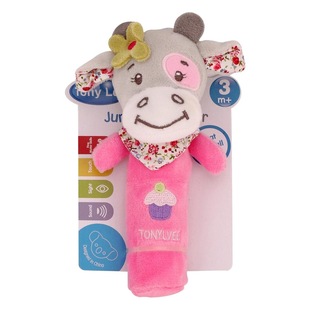 BB stick baby infant hand shake stick animal baby BB device hand rattle 0-1 years old soothing early education toys