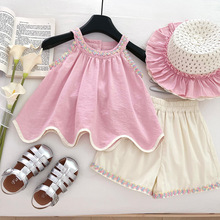 2025新款女童套装波西米亚异域风儿童夏季两件套洋气时髦套30420