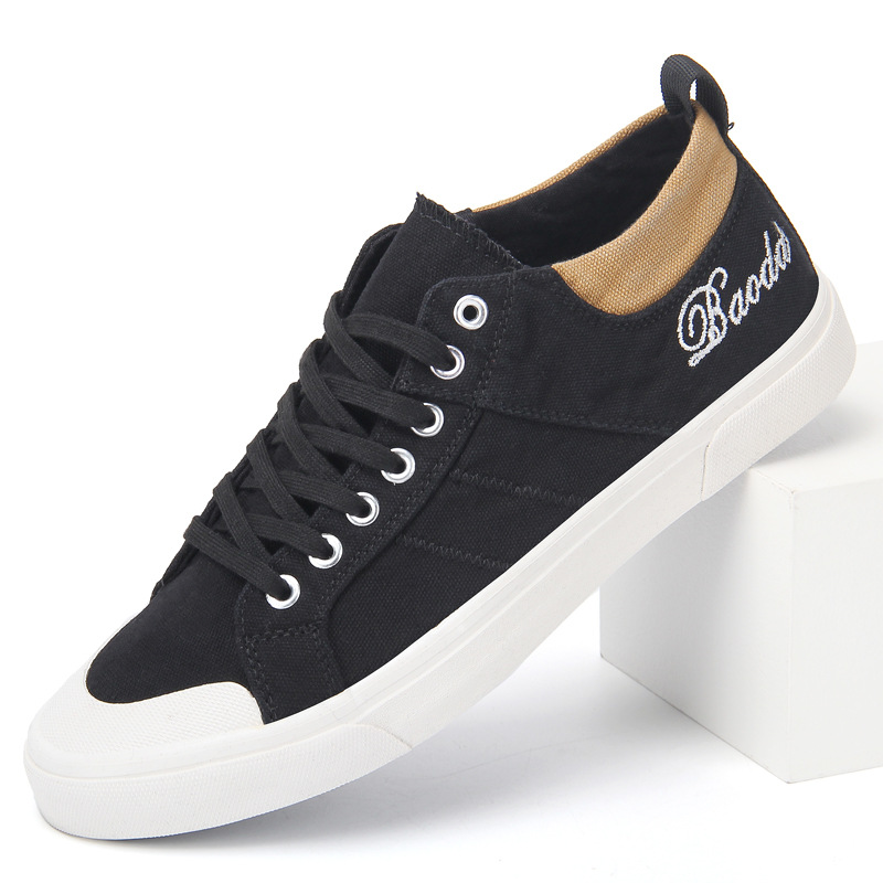 2023 Neue atmungsaktive, modische, lässige und vielseitige Low-Top-One-Step-Board-Schuhe für Herren, Segeltuchschuhe mit weicher Sohle_voghion.com