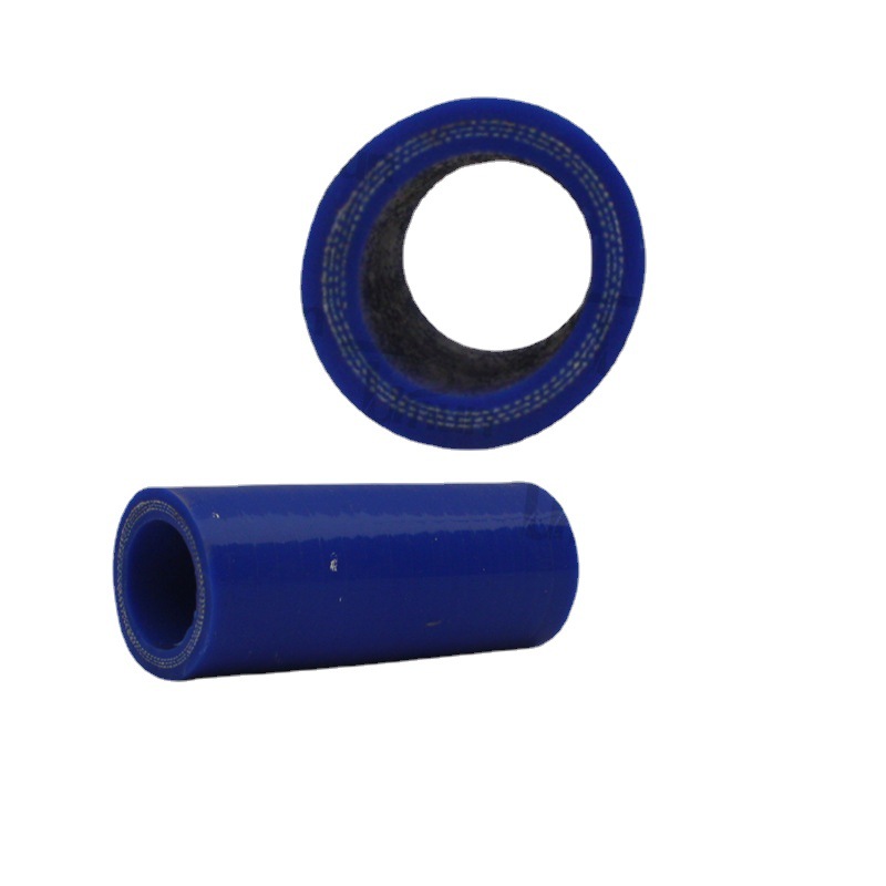 厂家批发汽车硅胶管蓝色90度硅胶管内径76mm直硅胶管