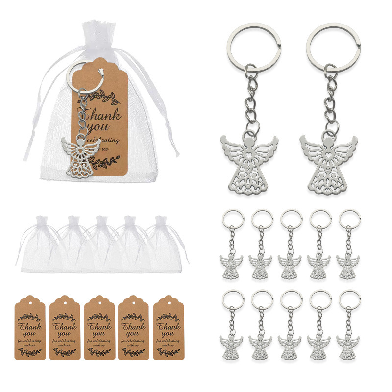 Amazon Xiyin Temu Aliexpress Popular Jewelry Simple Angel Baptism Keychain Pendant Manufacturer Wholesale Amazon Xiyin Temu Aliexpress Popular Jewelry Simple Angel Baptism Keychain Pendant Manufacturer Wholesale