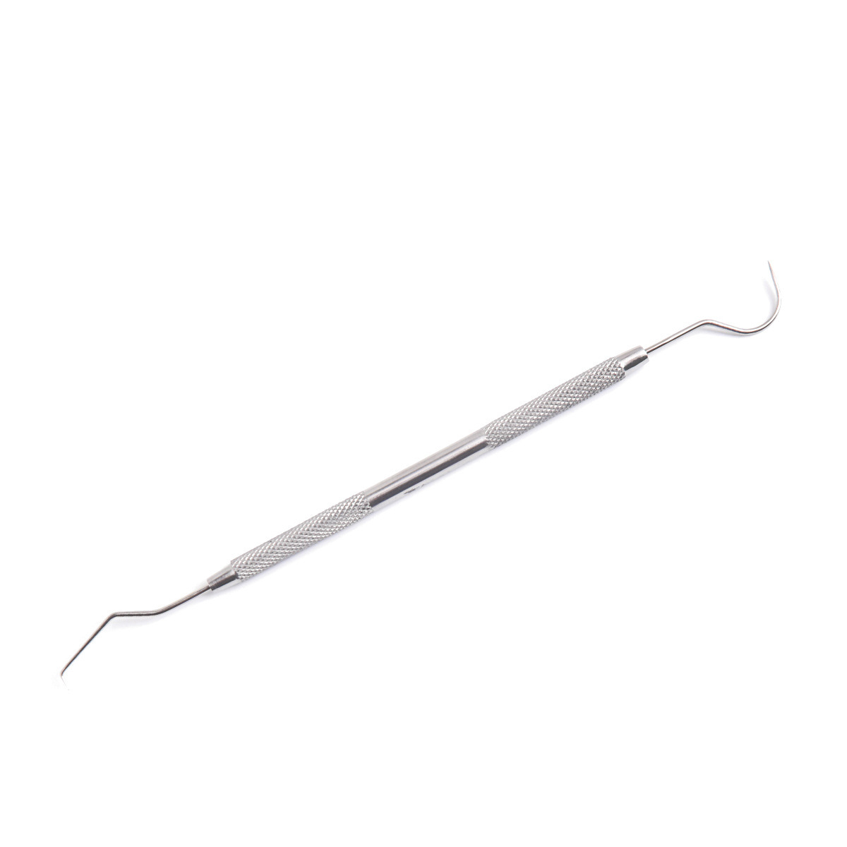 不锈钢牙科双头探针 宠物口腔探针 不锈钢牙签 方柄八角柄