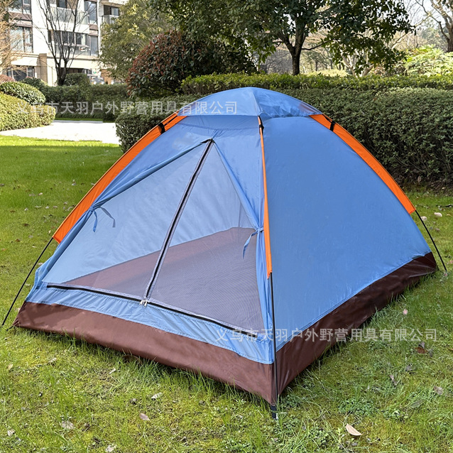 Tianyu suministros de ocio suministros al aire libre viajes doble de una sola capa pareja tienda de campaña camping edificio tienda