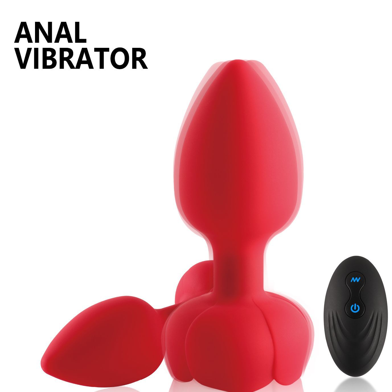 發光彩燈後庭肛塞無線遙控震動棒女用硅膠肛塞外出自慰器成人情趣