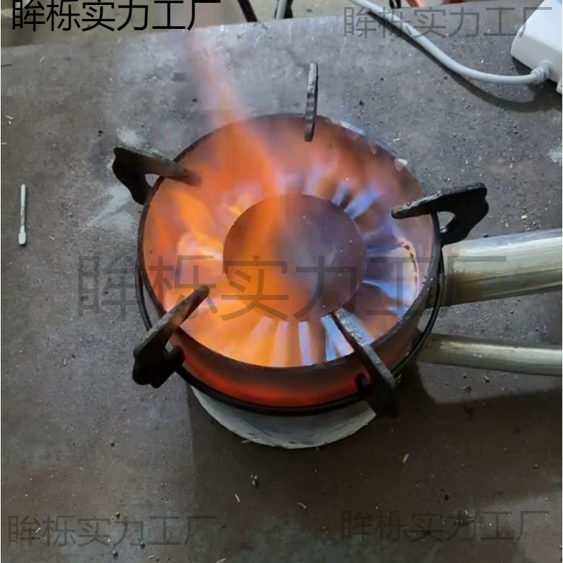 Простая установка печи для отработанного масла, отопительной печи для домашнего использования, печи с горением, горелки с горячим воздухом.