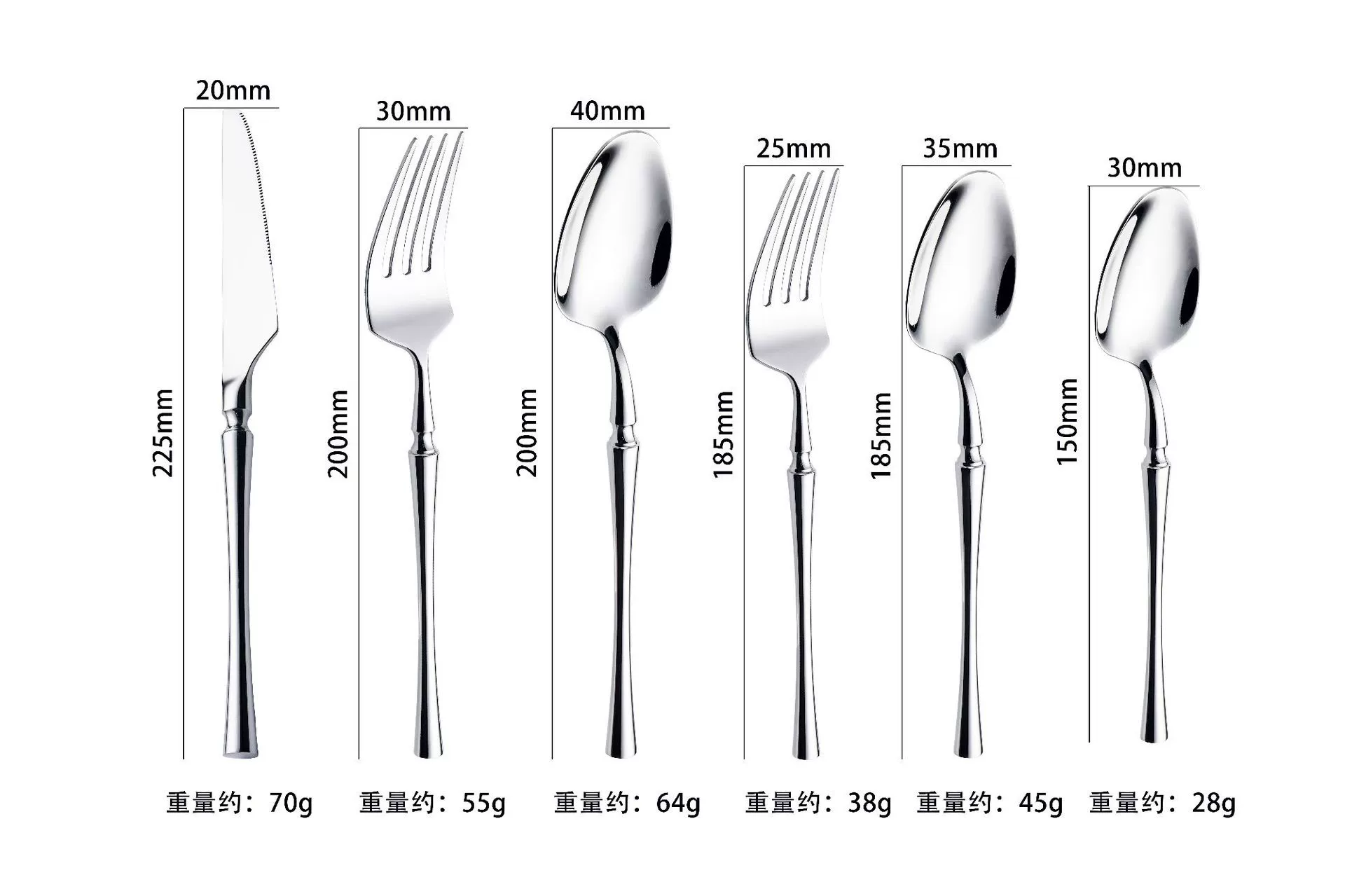 Tableware stainless steel, coffee creative high quality set