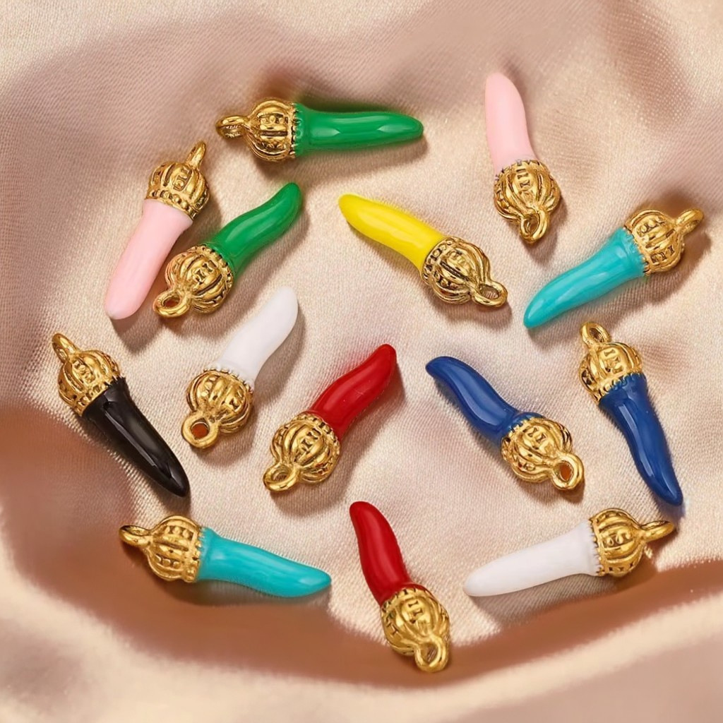 5 PCS/Package 6*20.5mm Hole 1~1.9mm 304 Stainless Steel Pendant display picture 4