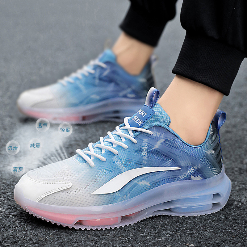 Jordan Clearance Summer Men's Shoes Mesh Anti-Odor Sports Running Shoes Waterproof Breathable Height-Increasing Dad Shoes for Teenagers