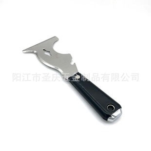 Stainless Steel Plastic Handle Multifunctional 16-in-1 Putty Knife Putty Knife Stainless Steel Cleaning Shovel for Mud