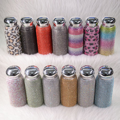 網紅304不鏽鋼保溫杯鑲鑽便攜杯280毫升高顏值保溫杯批發