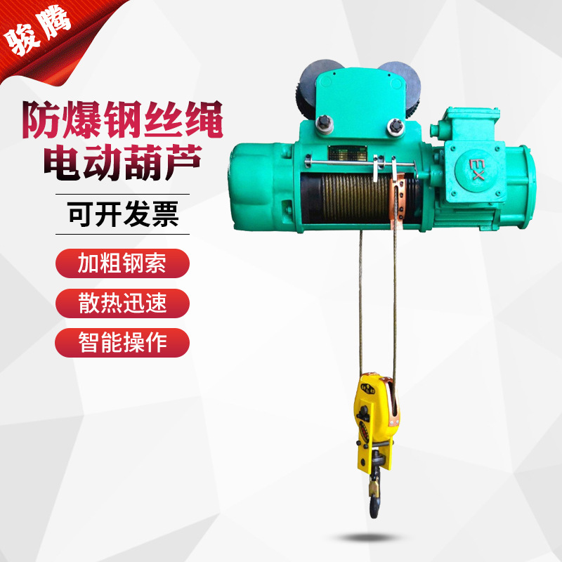 煤矿化工厂专用防爆电动葫芦厂家供应BCD1型防爆钢丝绳电动葫芦