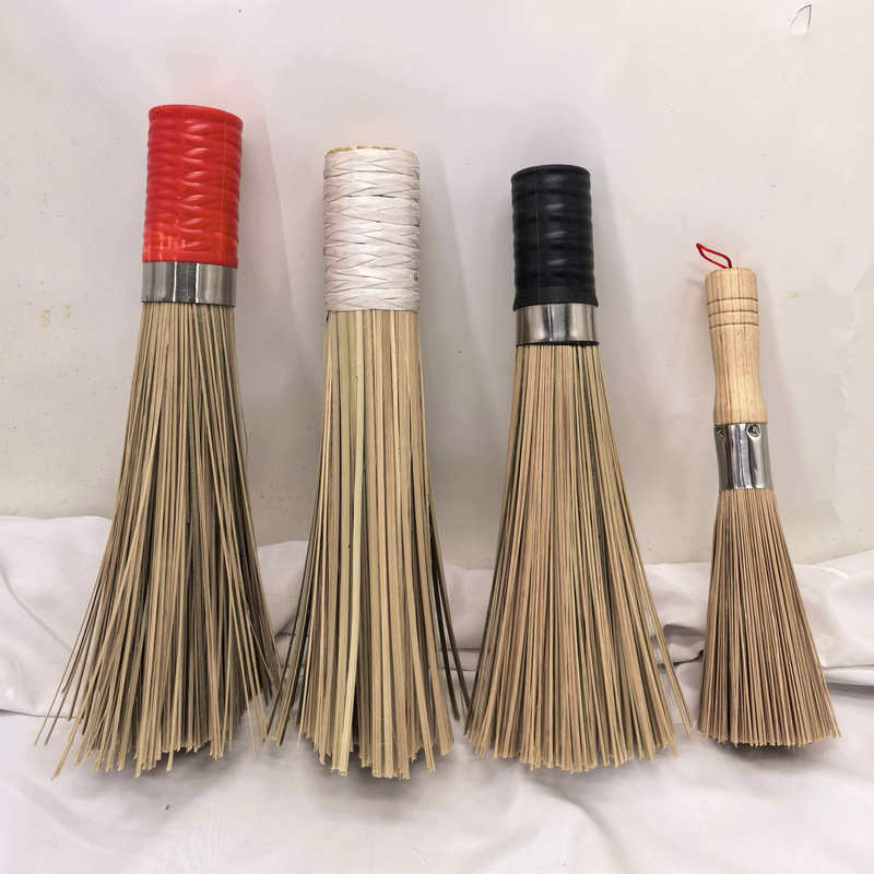 老式竹锅刷实木手柄厨房家用刷锅碗神器洗锅竹刷子洗锅刷碗清洁刷
