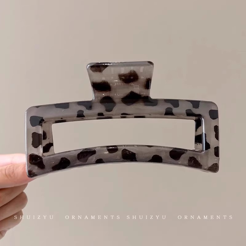 Acrílico grande, pinza de amor, pinza para el cabello, parte posterior de la cabeza femenina, pinza de tiburón, horquilla, pinza para el cabello, tocado, primavera y verano