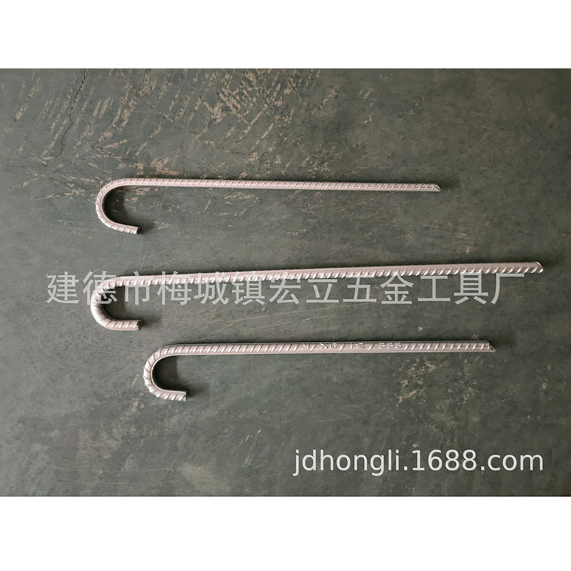 Clavo de tierra de acero metal roscado de alta calidad galvanoplastia clavo de tierra Amazon transfronterizo al por mayor metal clavo de tierra gran cantidad Congyo