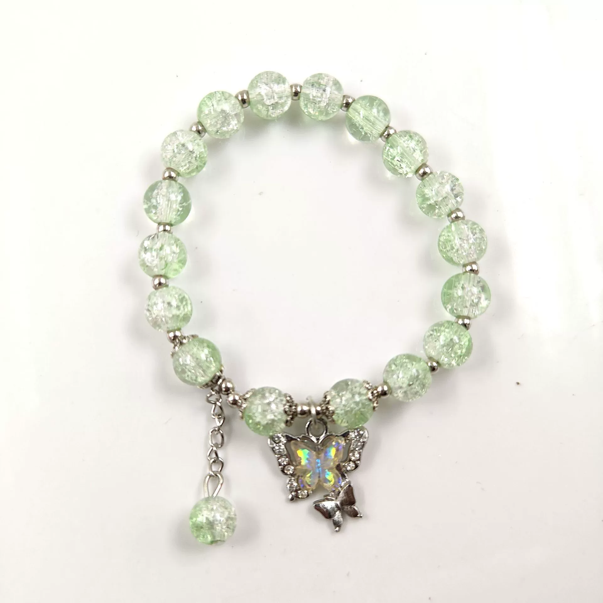 Милая бисерная bracelet, радужный кристалл, DIY