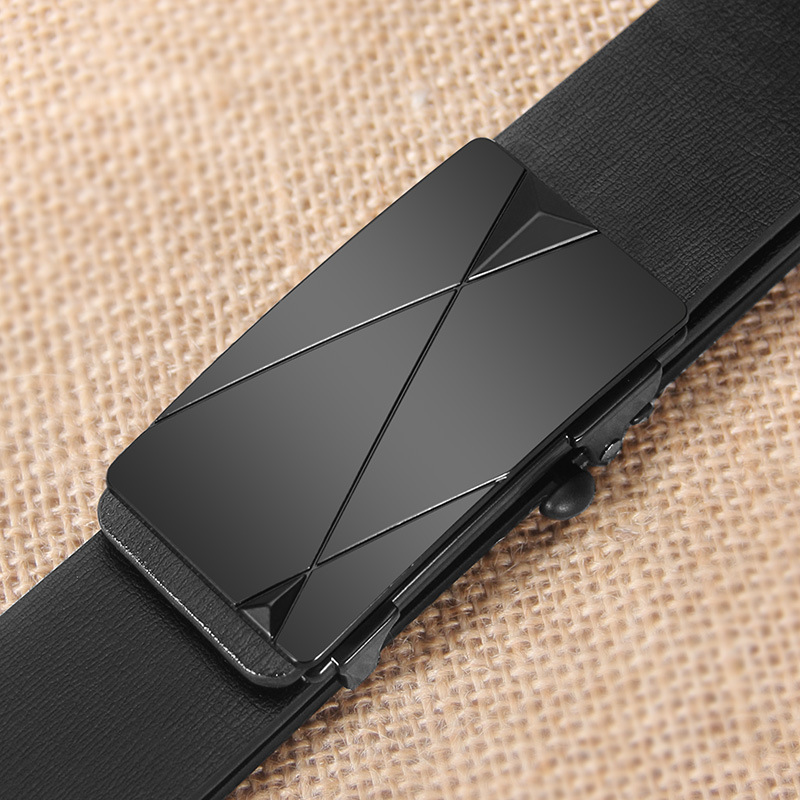 Ceviavn kiesan correa de cuero de los hombres Venta caliente desdentado hebilla automática de negocios fabricante de Cinturón de piel de vaca en stock