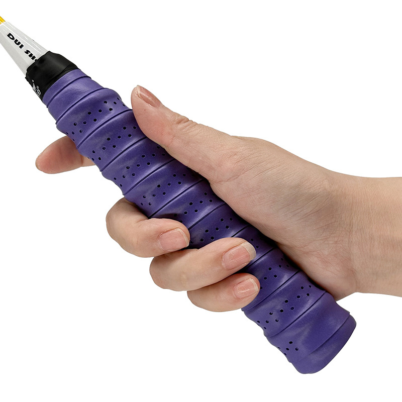 Cinta para empuñadura de raqueta de bádminton con refuerzo (quilla), nueva versión mejorada, absorbente, antideslizante, para tenis.