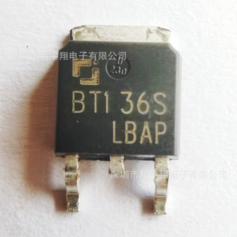 BT136S TO-252 6A600V кристалл трубка Long Crystal Technology оригинал BT136S двухсторонний тиристор