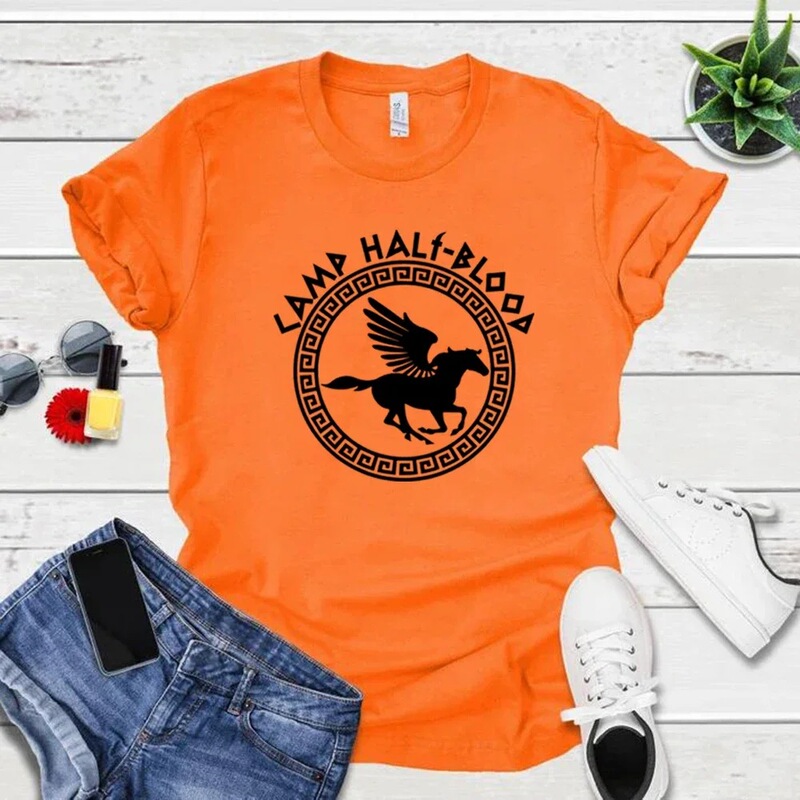 Summer Camp Half-Blood T-Shirt Autumn Training Camp Game T-Shirt Halloween Magic Gift Percy Jackson T-Shirt Summer Camp Half-Blood T-Shirt Autumn Training Camp Game T-Shirt Halloween Magic Gift Percy Jackson T-Shirt