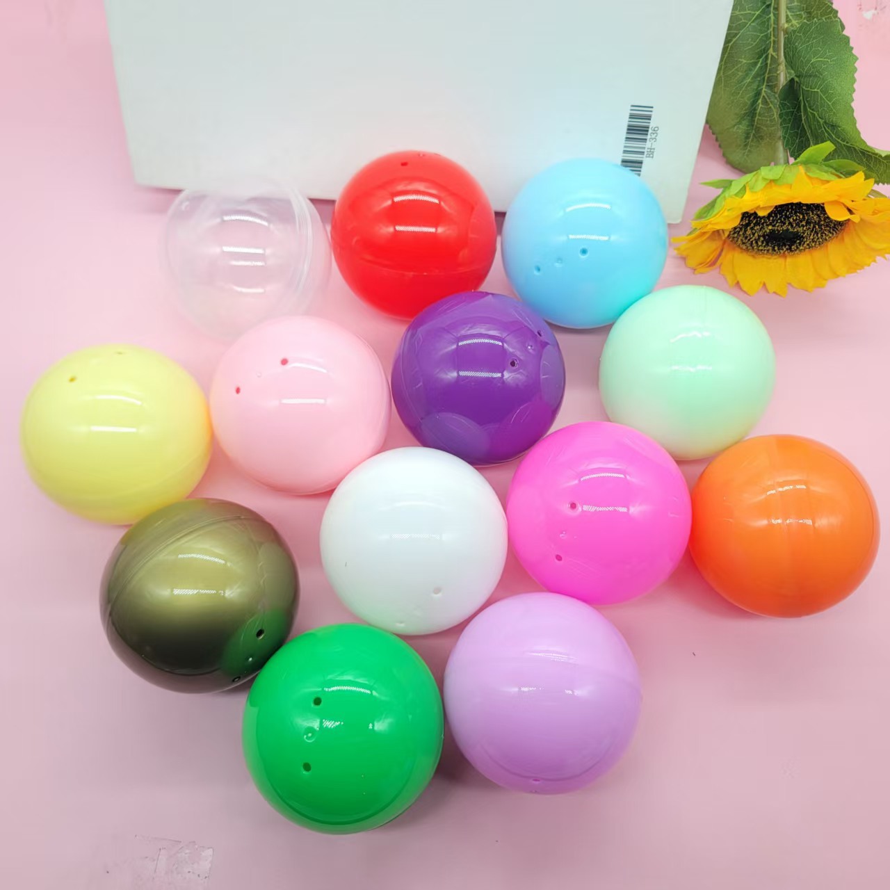 Nuevo 50mm máquina de torsión de huevos accesorios de actividad centro comercial de mesa abierto reunión anual bola de lotería doméstica juguete infantil máquina de bola